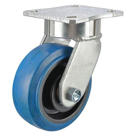 GRAINGER GLOBAL SOURCING P25S-EP080K-14-001 KINGPINLESS PLATE CASTER SWIVEL 600 LB.