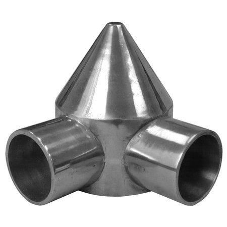 YARD GUARD 328567C BULLET CAP TWO-WAY BULLET 2-3/8 AL