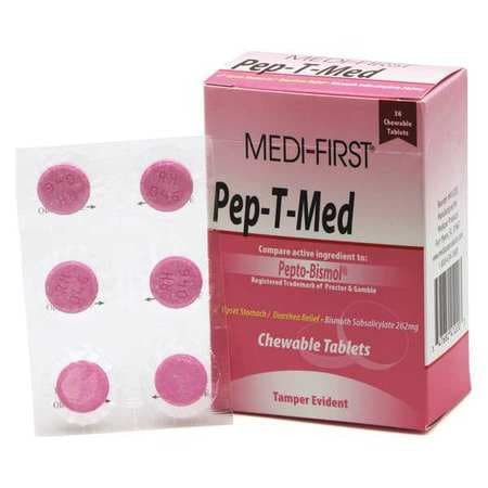 MEDIQUE PRODUCTS INC. 41220 PEP-T-MED ANTACID,FOR UPSET STOMACH