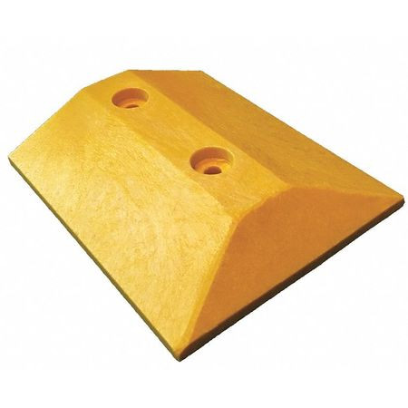 PLASTICS R UNIQUE 12" SB END CAP-LAGS SPEED BUMP END CAPS PLASTIC 12 PR