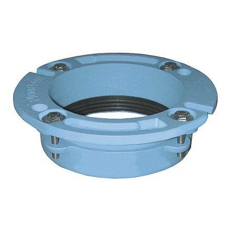 JONES STEPHENS C40420 NO-CAULK CLOSET FLANGE,CAST IRON,4X2"