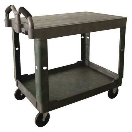 GRAINGER GLOBAL SOURCING 52TV59 UTILITY CART 500 LB. FLUSH GRAY PP