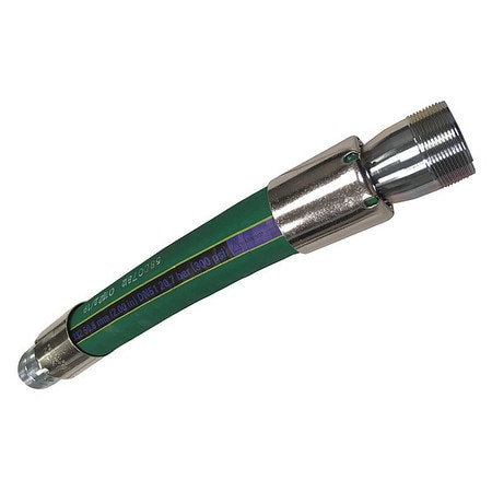 EATON H052348-GRN-15-SS-MPT CHEMICAL HOSE ASSEMBLY 3 ID X 15 FT.