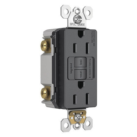 PASS SEYMOUR 1597TRGCC4 POWER INLET 15A 125VAC RECEPTACLE GFCI