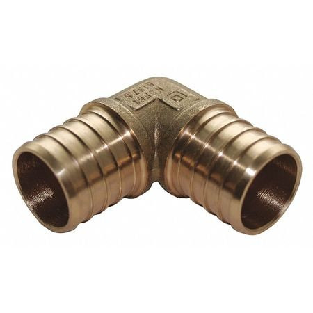 JONES STEPHENS C76010LF BRASS & CHROME PIPE FITTINGS; TYPE: 90 E