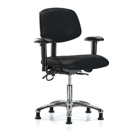 BLUE RIDGE ERGONOMICS BR-ESD-VDHCH-CR-T1-A1-EG-ESDBLK ERGONOMIC CHAIR FABRIC BLACK