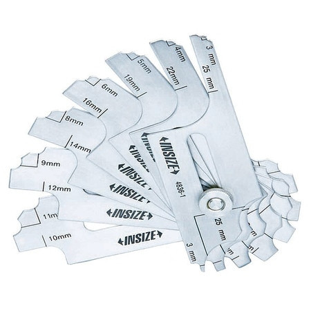 INSIZE 4836-2 WELDING INSPECTION GAGES; TYPE: FILLET G