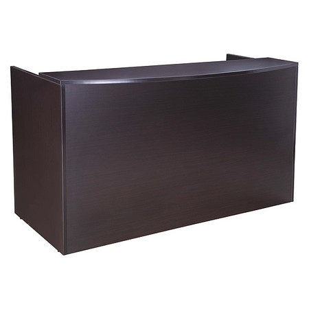 BOSS MFG CO N169-MOC BOSS RECEPTION DESK - 71"  - MOCHA