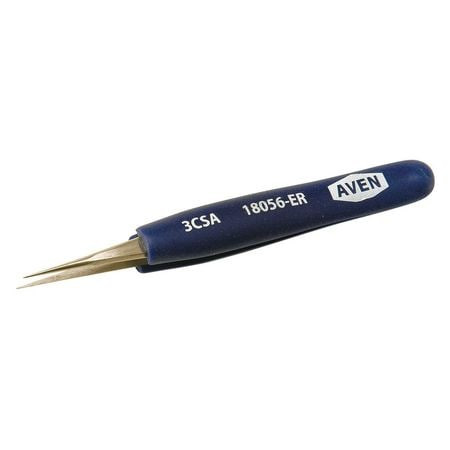 AVEN TOOLS 18056-ER TWEEZERS PATTERN 3C-SA W/ERGO GRIPS