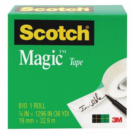 SCOTCH 810341296 MAGIC TAPE 3/4 X 1296IN WRITABLE SURFACE