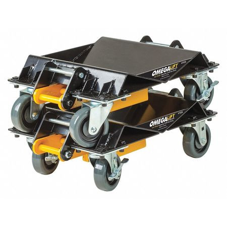 OMEGALIFT 47020 WHEEL DOLLY,20-1/2" L X 13-7/8" W PK2