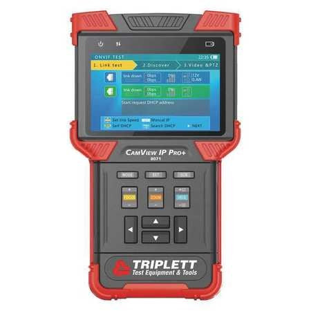 TRIPLETT CamView IP Pro+ IP TESTER,HEAVY DUTY PLASTIC,BLACK/RED