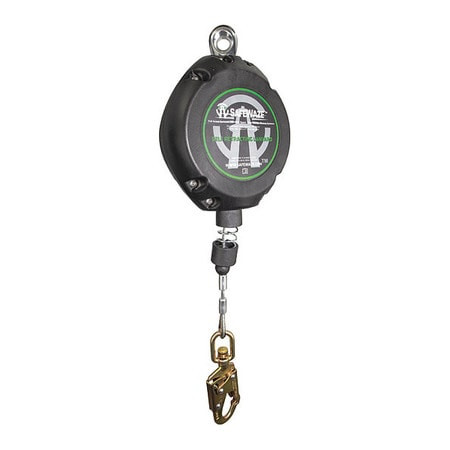 SAFEWAZE FS-FSP1230-G CABLE SRL SWIVEL FALL INDIC HOOK 30 FT.