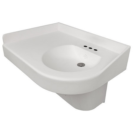 BESTCARE WH3776L-09 LEFT CORNER BATHROOM SINK 29 W