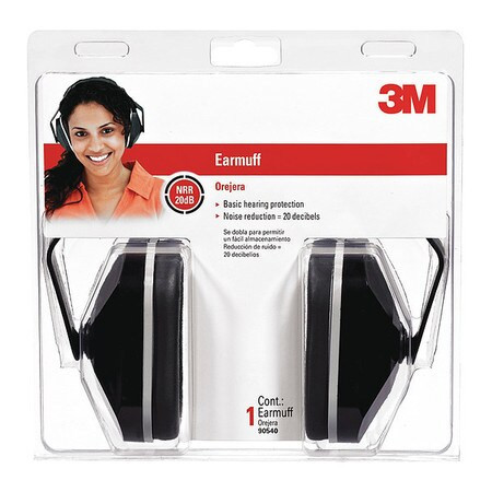 3M 90540-6C 90540-6C 3M(TM) BASIC EARMUFF, 6/CASE