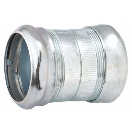 RACO 2950 COUPLING,STEEL,OVERALL L 4 17/32IN