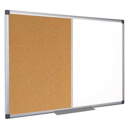 MASTERVISION XA2702170 CORK COMBO BOARD,4 FT.X6FT.,ALUM FRAME