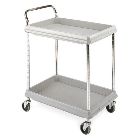 INSTOCK GRBC2636-2DG LABORATORY UTILITY DEEP LEDGE CART GRAY