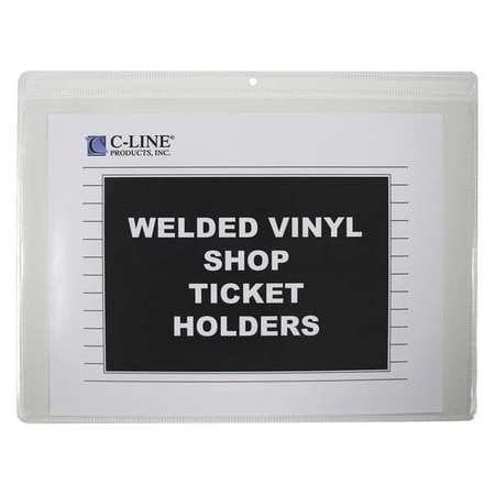 C-LINE PRODUCTS 80129 HOLDER,SHOP TICKET,12X9,CLR