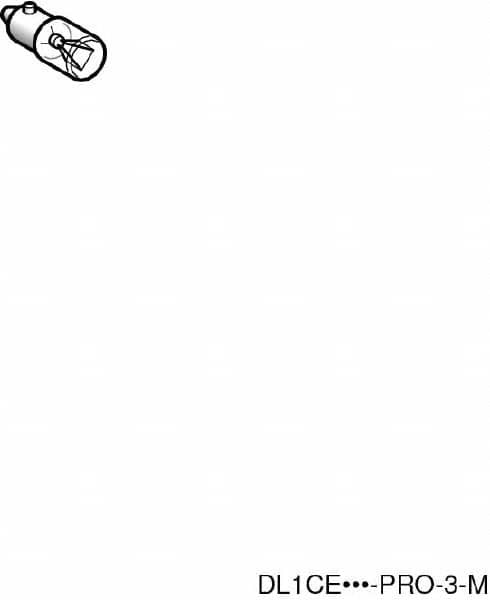 SCHNEIDER ELECTRIC DL1CE024 BA9S BASE MARKED CM8-A231 24V