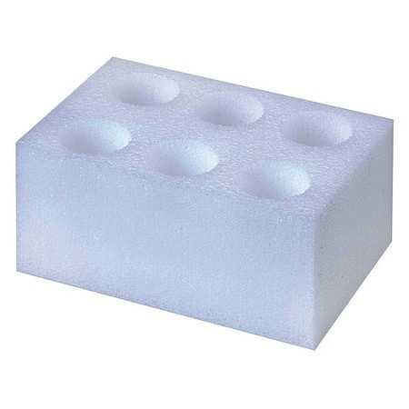 SPEX SAMPLEPREP 1686 VIAL HOLDER,FOAM,WHITE