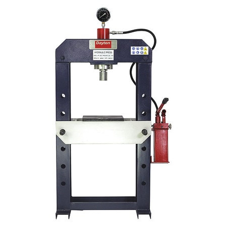 DAYTON 467L09 HYDRAULIC PRESS HYDRAULIC MANUAL 25 TONS