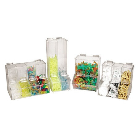 HEATHROW SCIENTIFIC HS23403 BIN,3 SLOTS,3 COMPARTMENTS,8-5/16" H