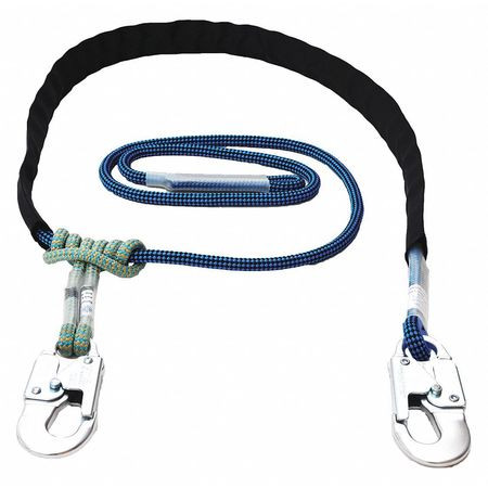 ALL GEAR AGEZ24SP71610-ASH-BB ARBORIST LANYARD BLUE/BLACK