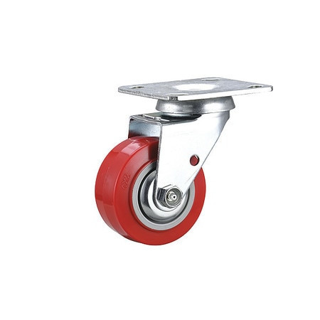 GRAINGER GLOBAL SOURCING 55KJ60 STANDARD PLATE CASTER 4 WHEEL DIA.