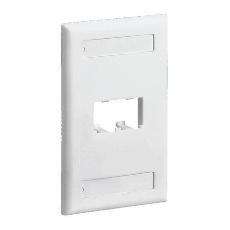 PANDUIT CORPORATION CFPL2IWY FACEPLATE 2PT SGL GANG TWO MINICOM MODS
