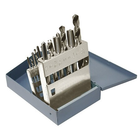 CLE-LINE C21190 18PC BRIGHT JOB DRL & BRGT HAND TAP SET