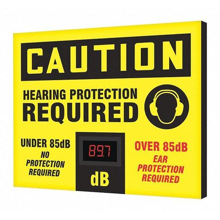 CONDOR USA INC 444A66 SOUND LEVEL DECIBEL METER SIGN 20 H 24 W