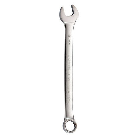 WESTWARD 54RZ17 COMBO WRENCH STEEL METRIC 15 DEG.