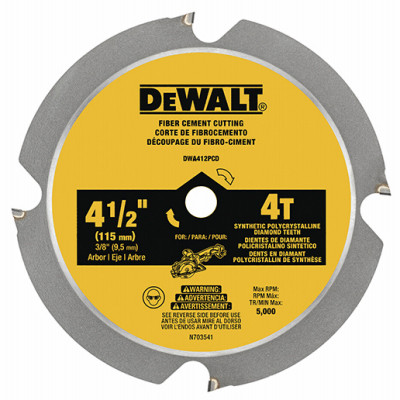 DEWALT TOOLS DWA412PCD DEWALT 4-1/2IN 4T PCD SAW BLADE