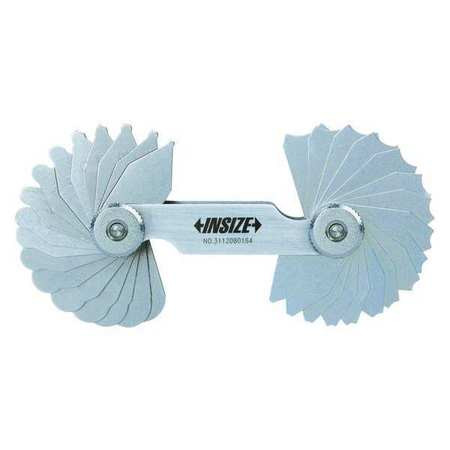 INSIZE 4801-15E RADIUS GAGE RANGE 1/32 TO 1/4