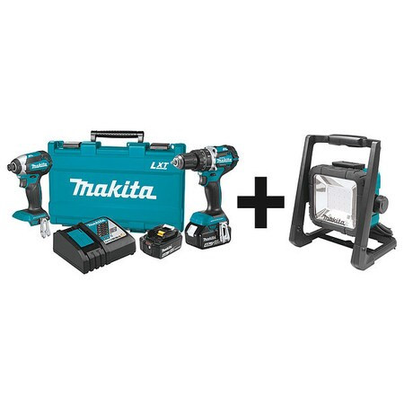 MAKITA XT269M + DML805 CORDLESS COMBINATION KIT,3 TOOLS,18V DC