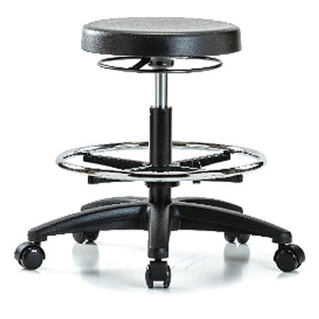 BLUE RIDGE ERGONOMICS BR-PMBSO-RG-CF-RC BENCH STOOL MED POLY CF CASTERS