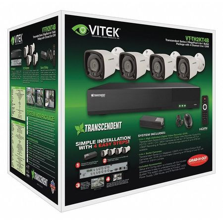 VITEK VT-THB2CKTFE-2 CAMERA BULLET FIXED LENS 12VDC