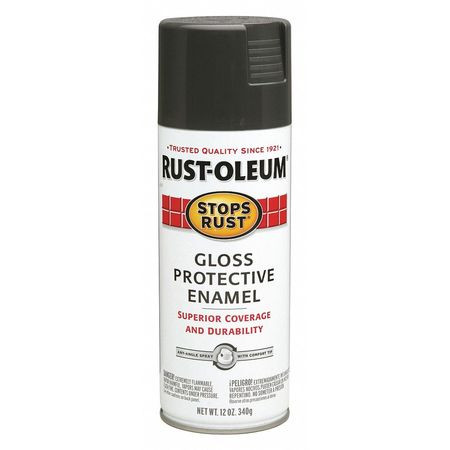 STOPS RUST 7786830 SPRAY PAINT SMOKE GRAY 12 OZ.
