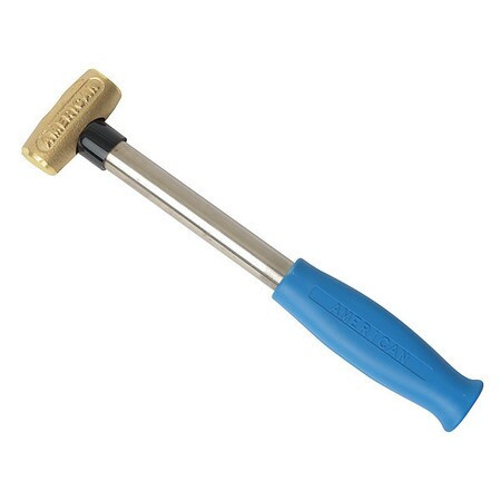 AMERICAN HAMMER AM1.5BRCG HAMMER,BRASS,SOFT GRIP,1.5 LB.