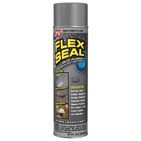 FLEX SEAL FSGRYR20 LEAK SEALER 14 OZ RUBBER BASE GRAY