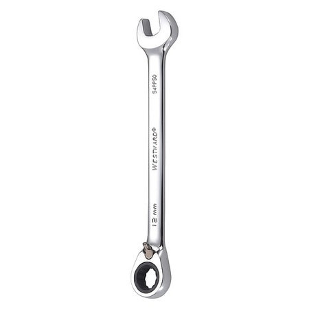WESTWARD 54PP50 COMBO WRENCH STEEL METRIC 15 DEG.