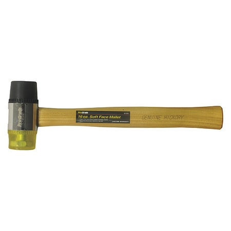 PRO-GRADE 61376 SOFT FACE HAMMER,16 OZ.