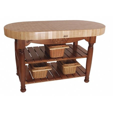 JOHN BOOS CU-HAR60-CR TABLE HARVEST CHERRY 60 X30 X4
