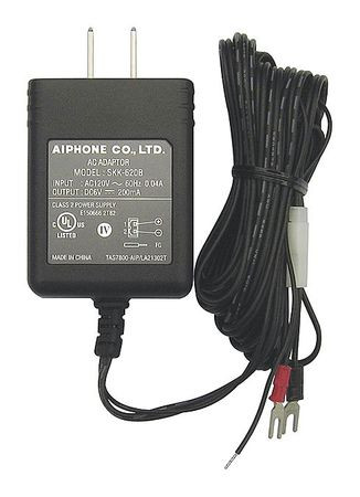 AIPHONE SKK-620C 6V DC POWER SUPPLY, 200MA, 110V INPUT, U