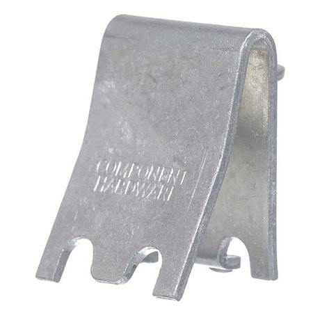 COMPONENT HARDWARE T30-5132 ALUMINUM SNAP-IN SHELF SUPPORT CLIP,7/8"