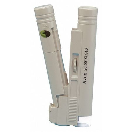 AVEN TOOLS 26800C-534 POCKET MICROSCOPE,W/ILLUM,40X