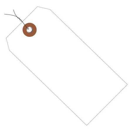 PARTNERS BRAND G26057W WIREDPLASTICSHPNGTAG,6-1/4"X3-1/8",PK100