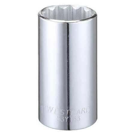 WESTWARD 53YT83 SOCKET 3/8 DRIVE SAE 1 SOCKET SZ