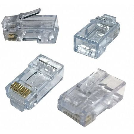 TRIPLETT CAT6-HSP MODULAR PLUG RJ45 CONNECTOR TYPE PK50
